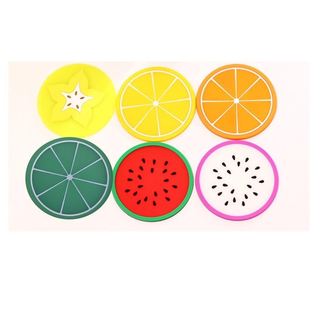 Silicone Round Flexible Fruit Coasters – Laxium