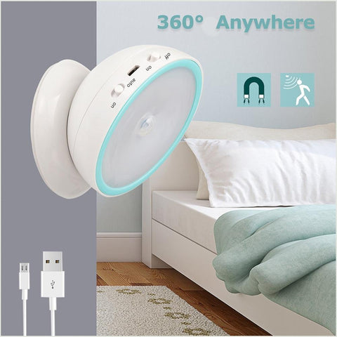 360 Magnetic LED Motion-Sensing Detachable Night Light