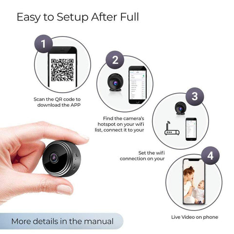 Best Portable Wireless Magnetic Security WiFi Camera