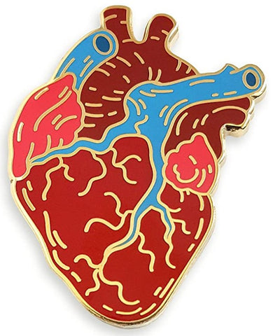 Anatomical-Heart-Enamel-Lapel-Pin