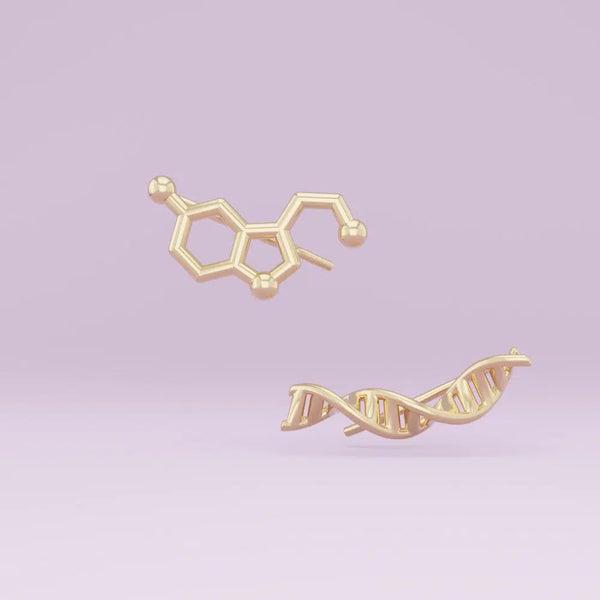 serotonin earrings