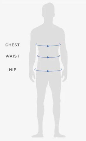 Men's Louis Lab Coat Size Chart - Genius Lab Gear