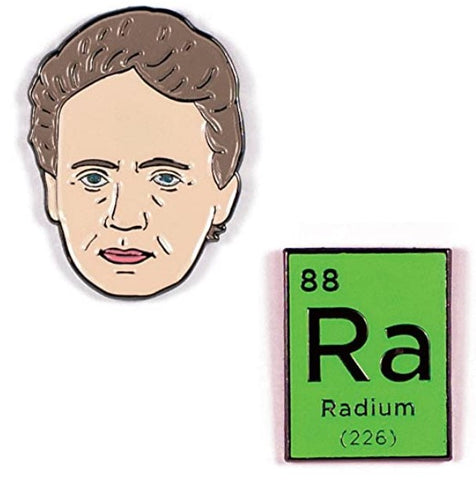 Marie-Curie-and-Radium-Enamel-Pin-Set