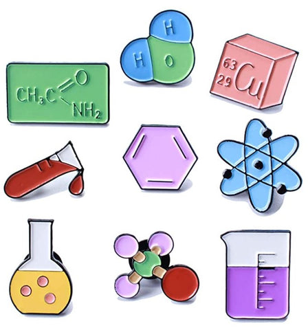 Science-Enamel-Pin-Set