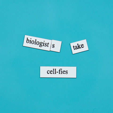 Biologist cell-fies magnetic poetry gift