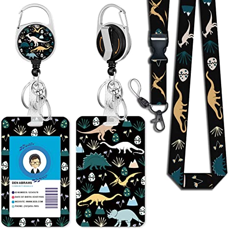 Retractable Dinosaur Lanyards