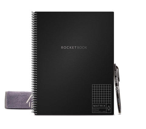 rocketbook matrix reusable scientist lab notebook
