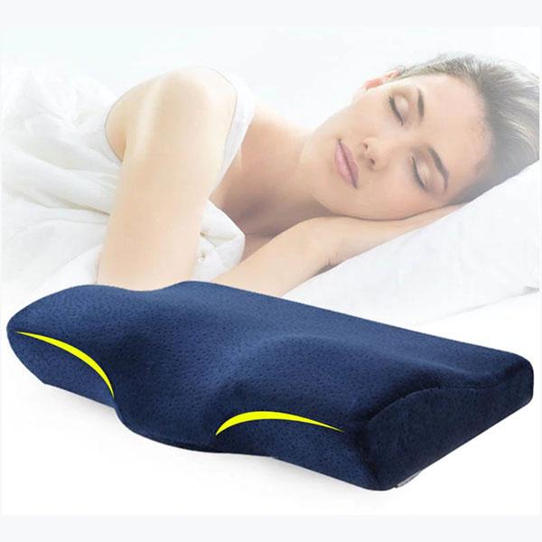 s shaped memory foam pillow