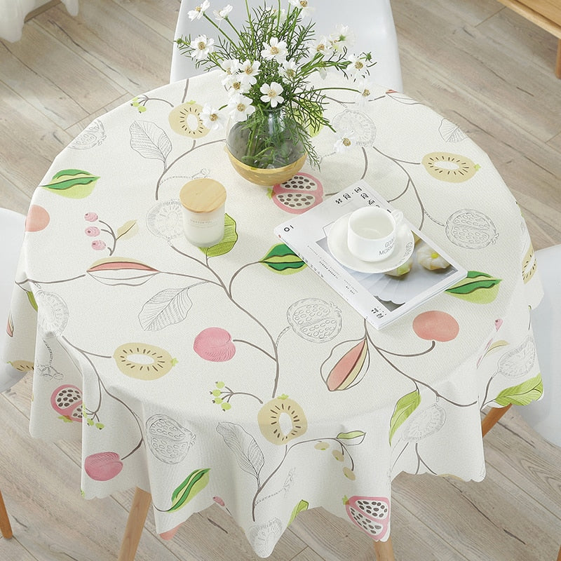 round dining table cloth