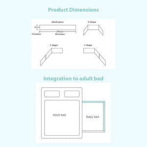 Collapsible Baby Cot Bumper Qunnsrog