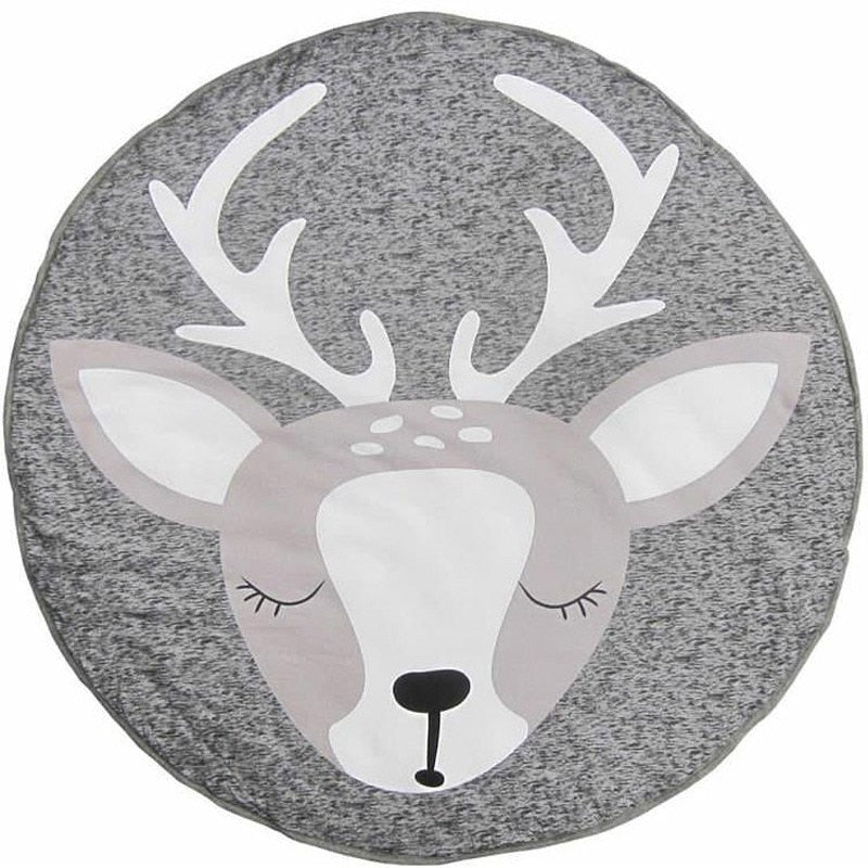 woodland animal play mat