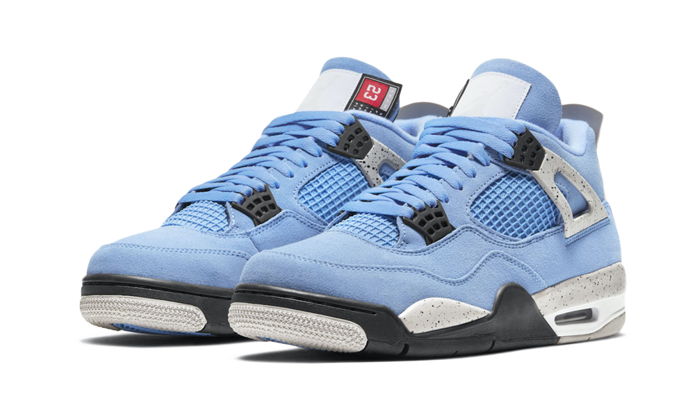 black and blue jordan retro 4