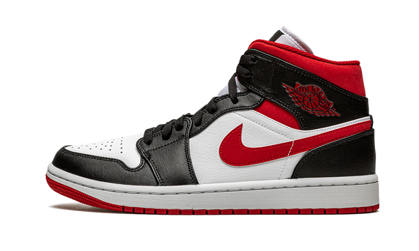 jordan 1 mid gym red black white outfit