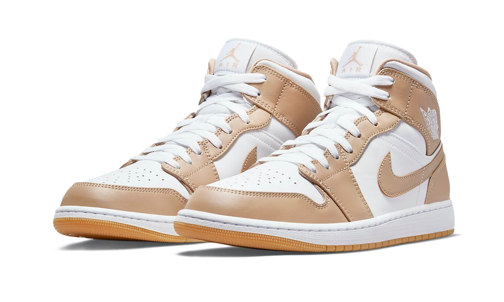 Air Jordan 1 Mid Tan Gum - True to Sole