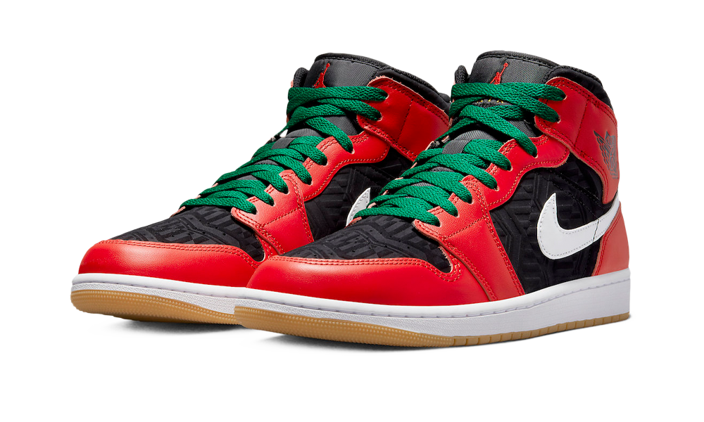 Air Jordan 1 Mid SE Christmas (DQ8418006) True to Sole