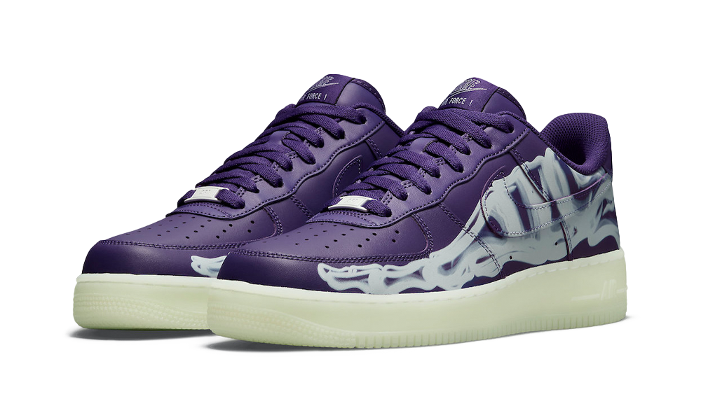 purple sole air force 1