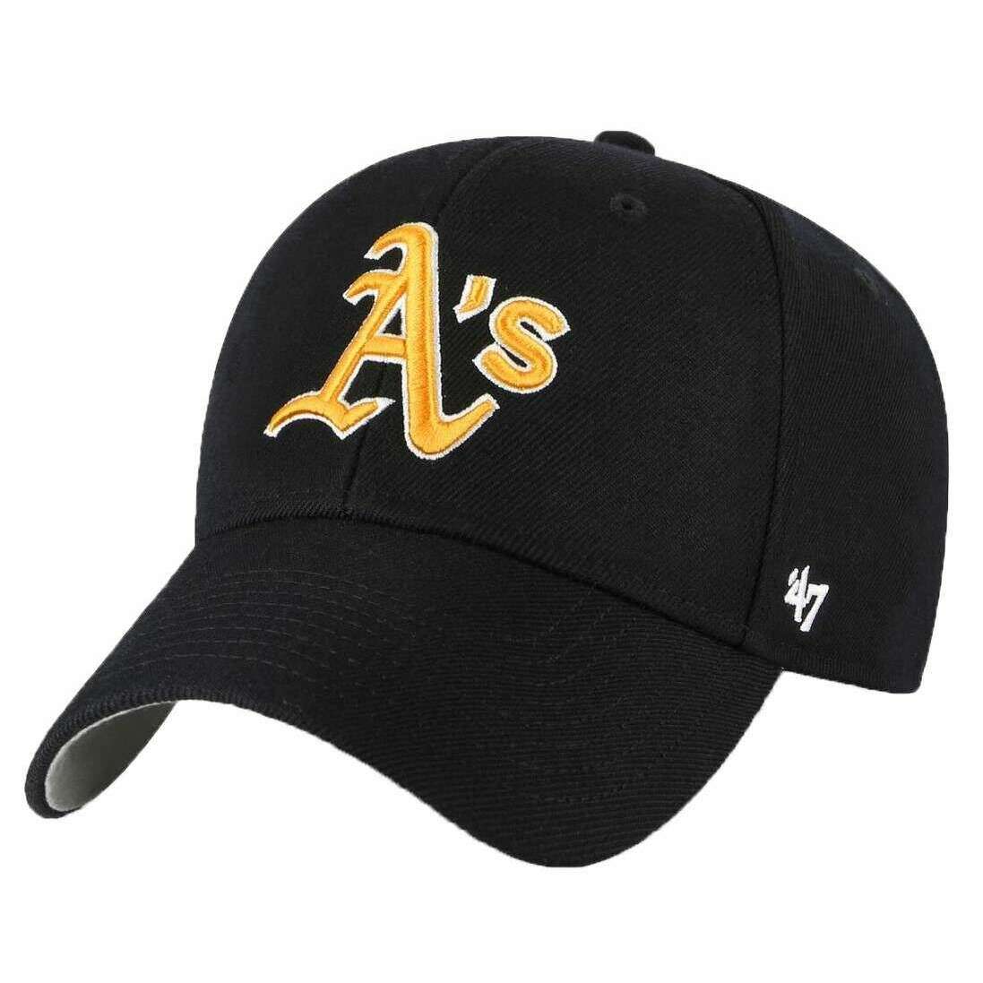 47 Brand MVP MLB Oakland Athletics Cap - Black/Orange/White