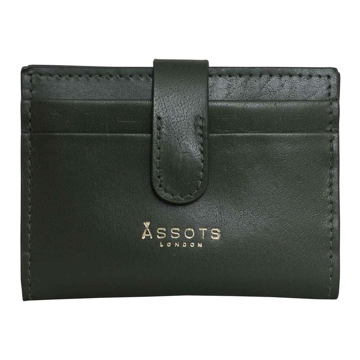 Assots London Grove RFID Credit Card Holder - Forest Green