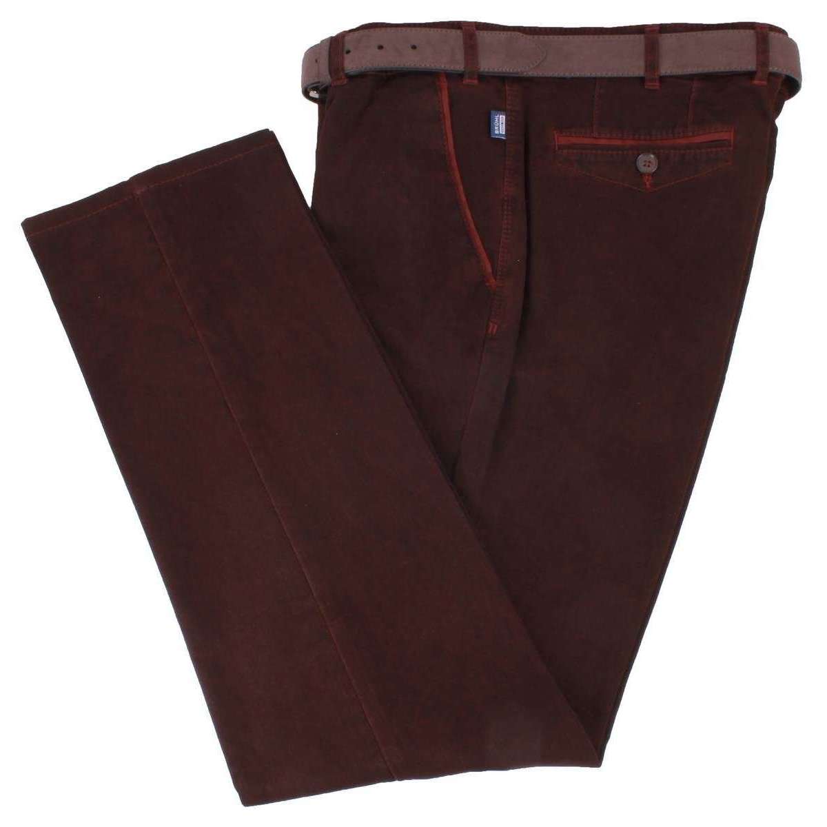 BRUHL Venice B Turn Autumn Weight Chinos - Red