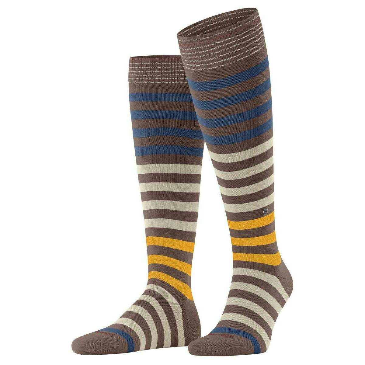 Burlington Blackpool Knee High Socks - Autumn Brown