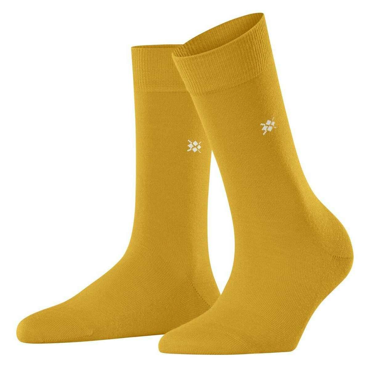 Burlington Bloomsbury Socks - Curry Yellow