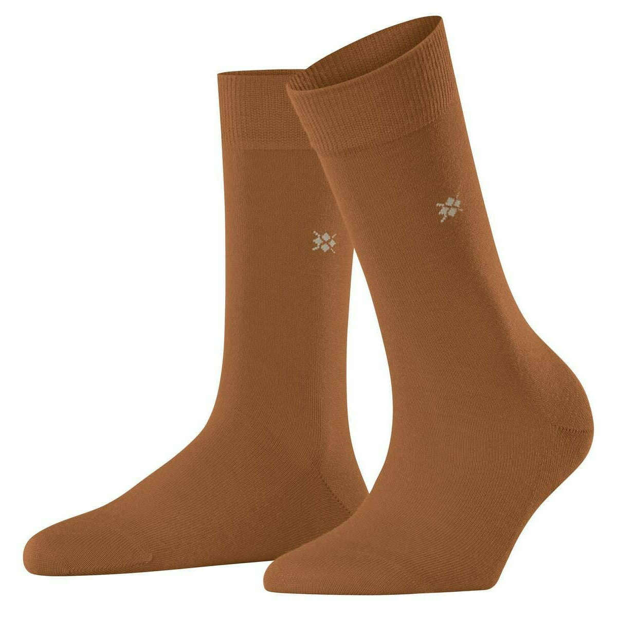 Burlington Bloomsbury Socks - Sierra Brown