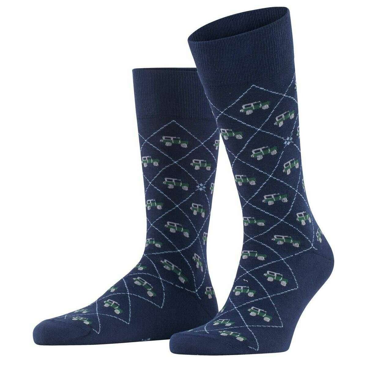 Burlington Car Socks - Marine Navy