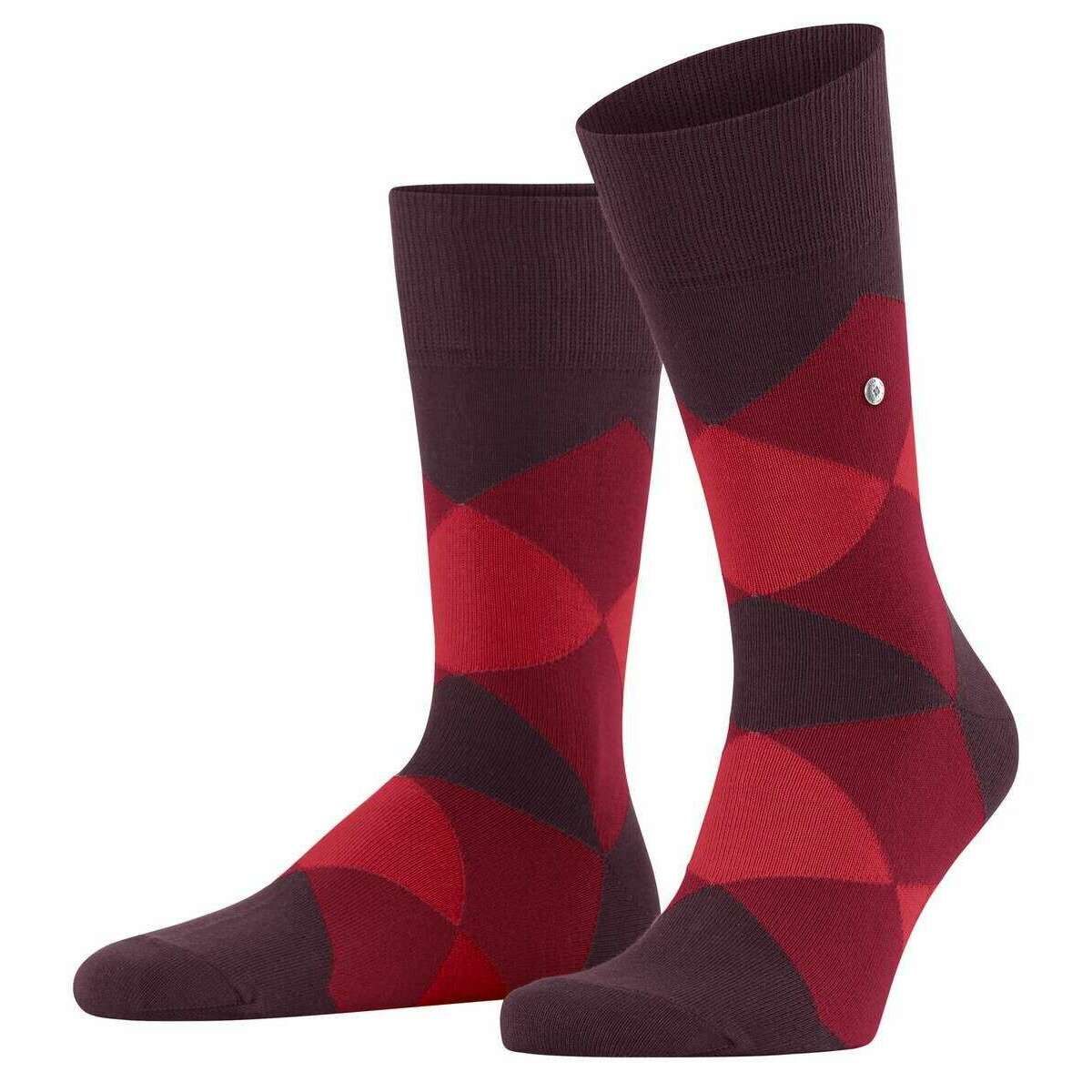 Burlington Clyde Socks - Claret Red