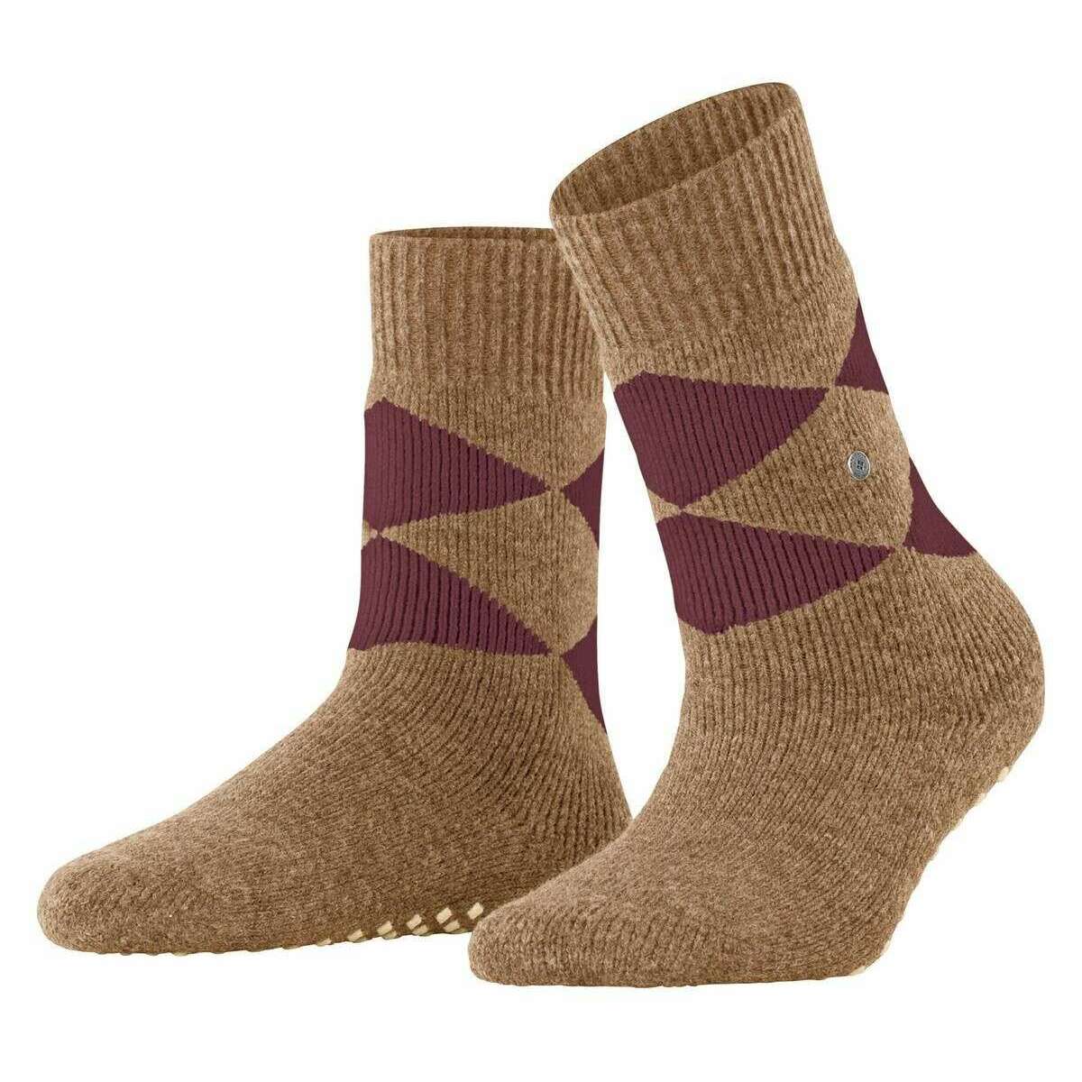 Burlington Cosy Socks - Almond Brown