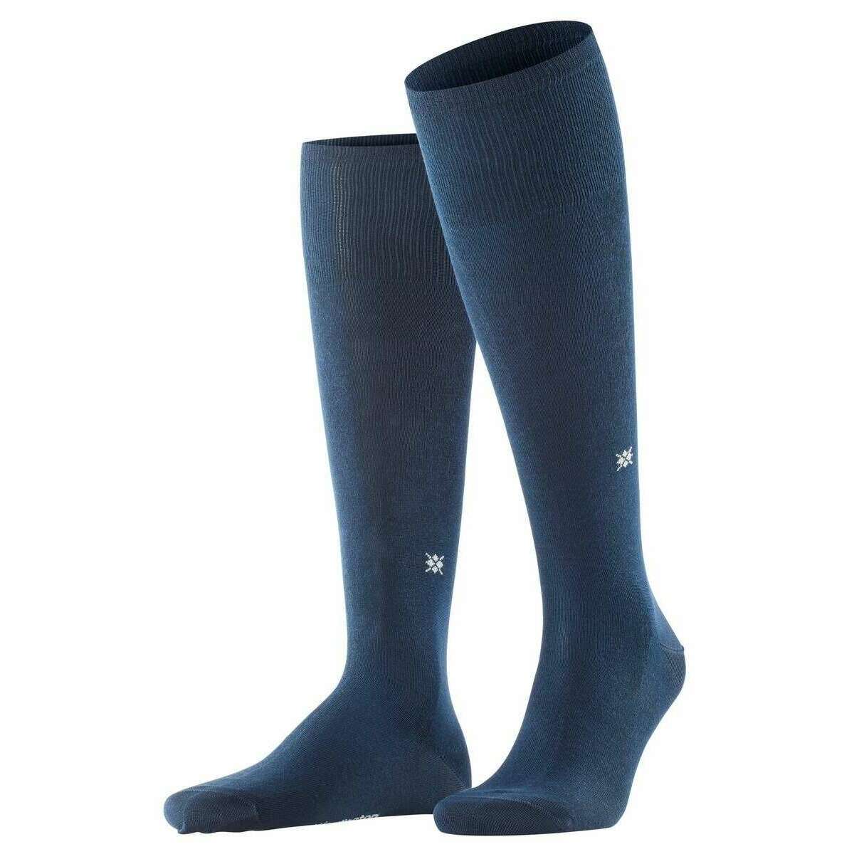 Burlington Dublin Knee High Socks - Marine Navy