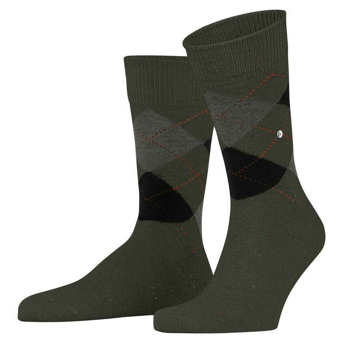 Burlington Dundee Socks - Olive Green