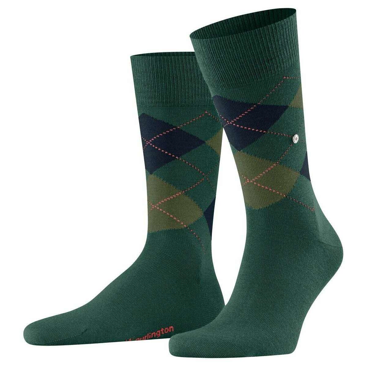 Burlington Edinburgh Socks - Deep Teal Green