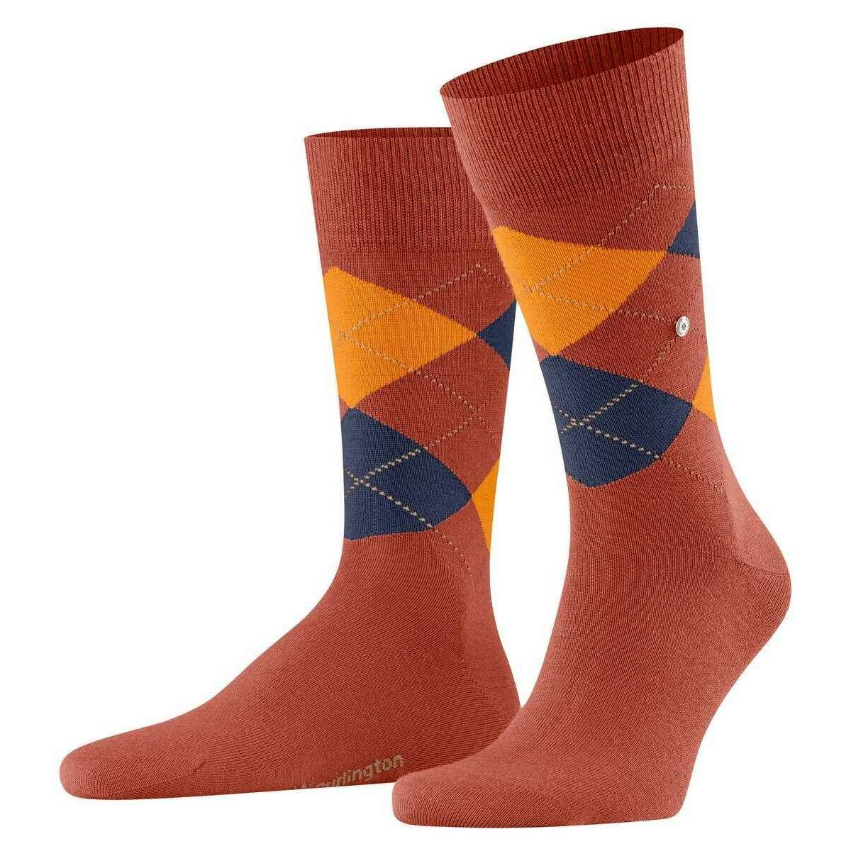 Burlington Edinburgh Socks - Kupfer Orange