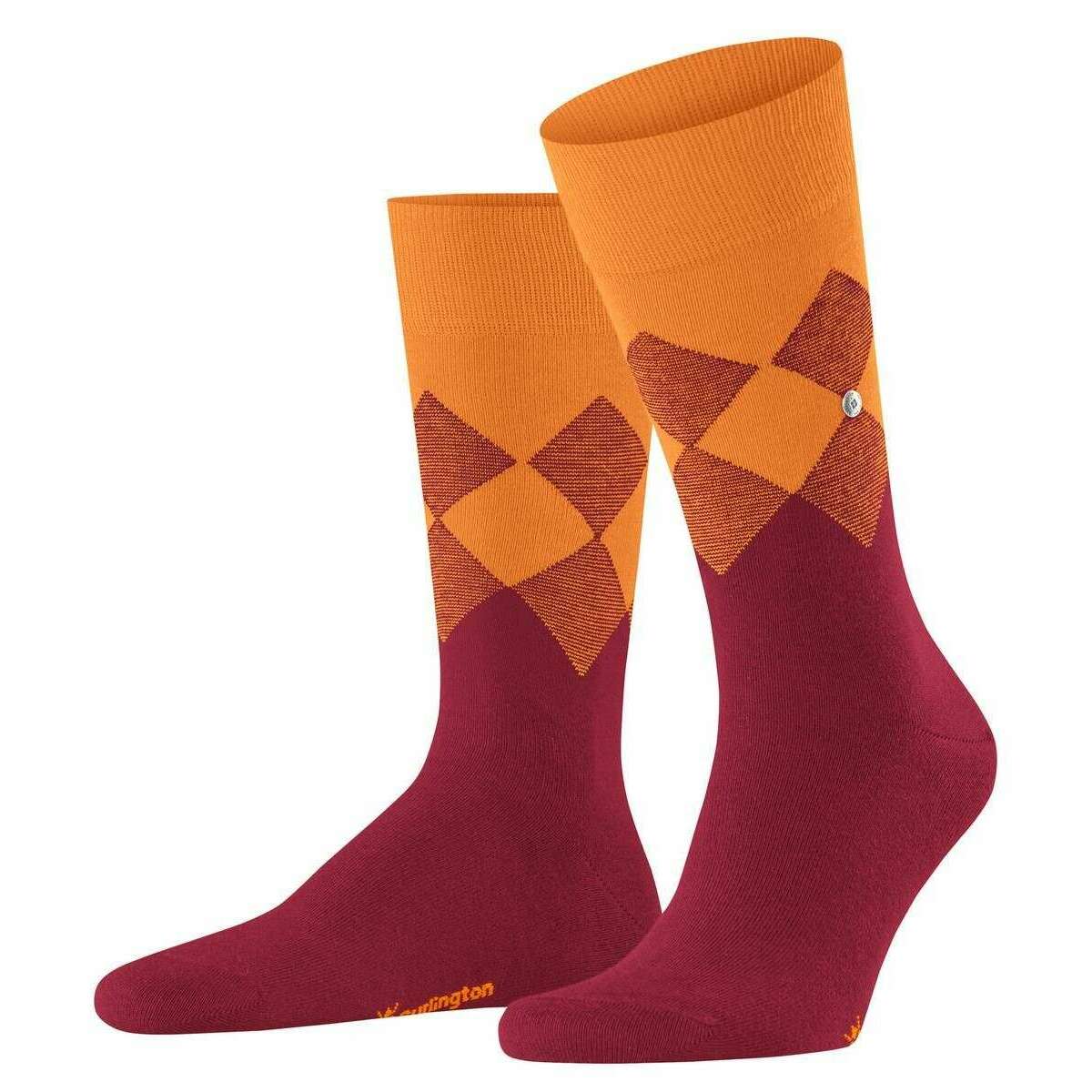 Burlington Hampstead Socks - Cranberry Red