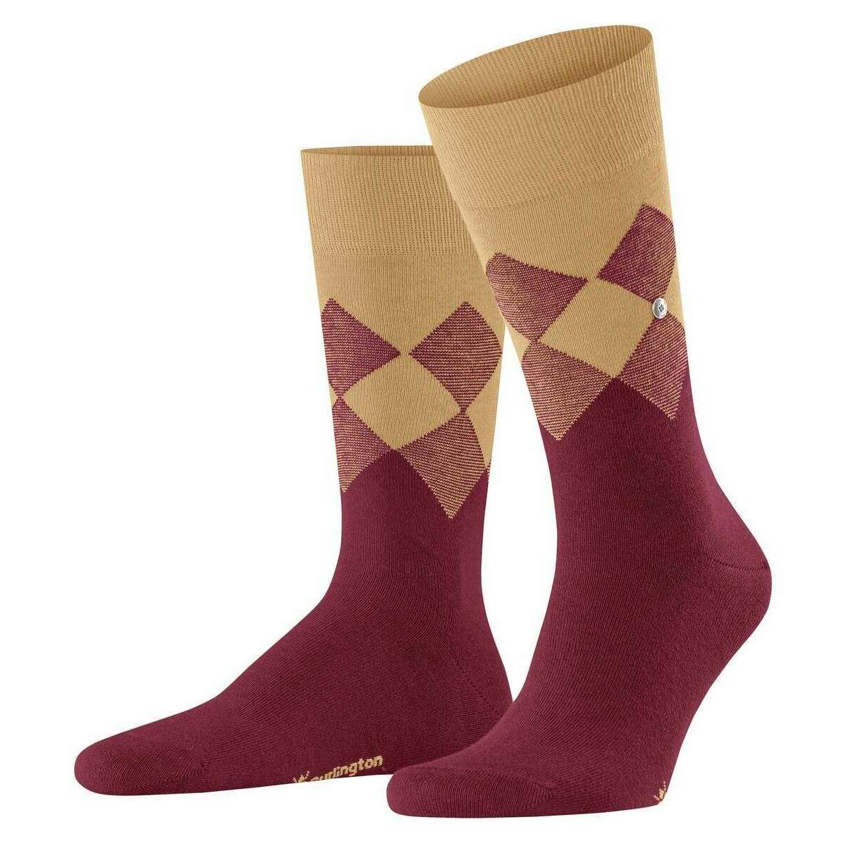 Burlington Hampstead Socks - Wine Red