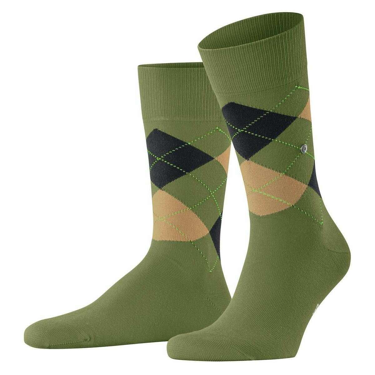 Burlington King Socks - Cactus Green
