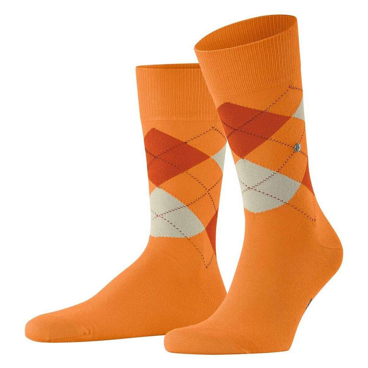 Burlington King Socks - Mandarin Orange