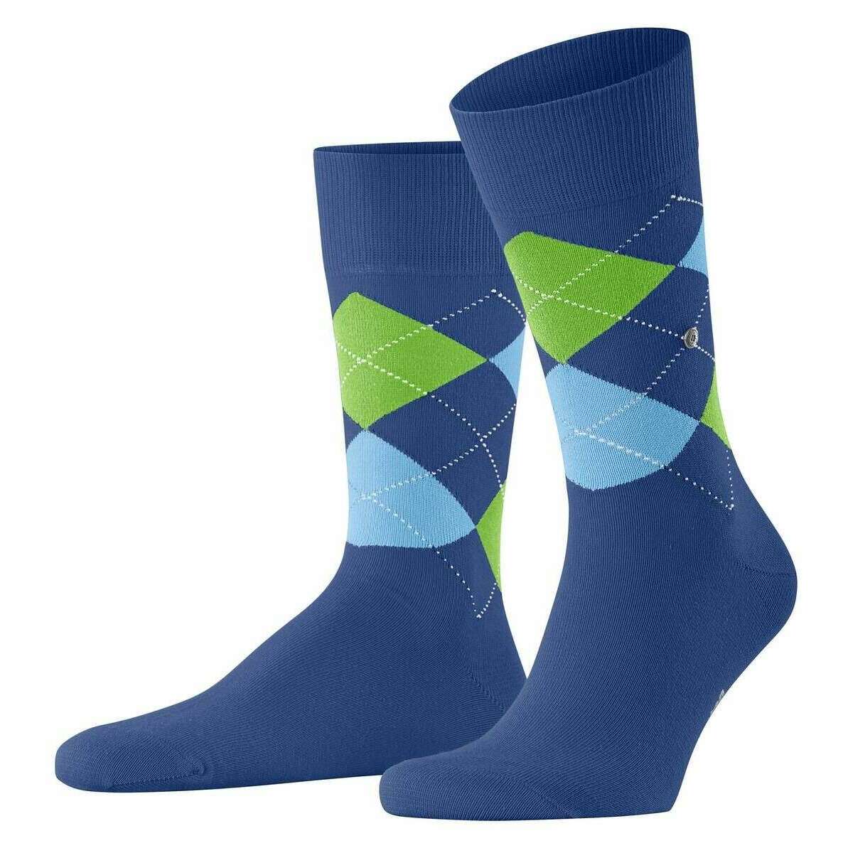 Burlington King Socks - Marine Blue