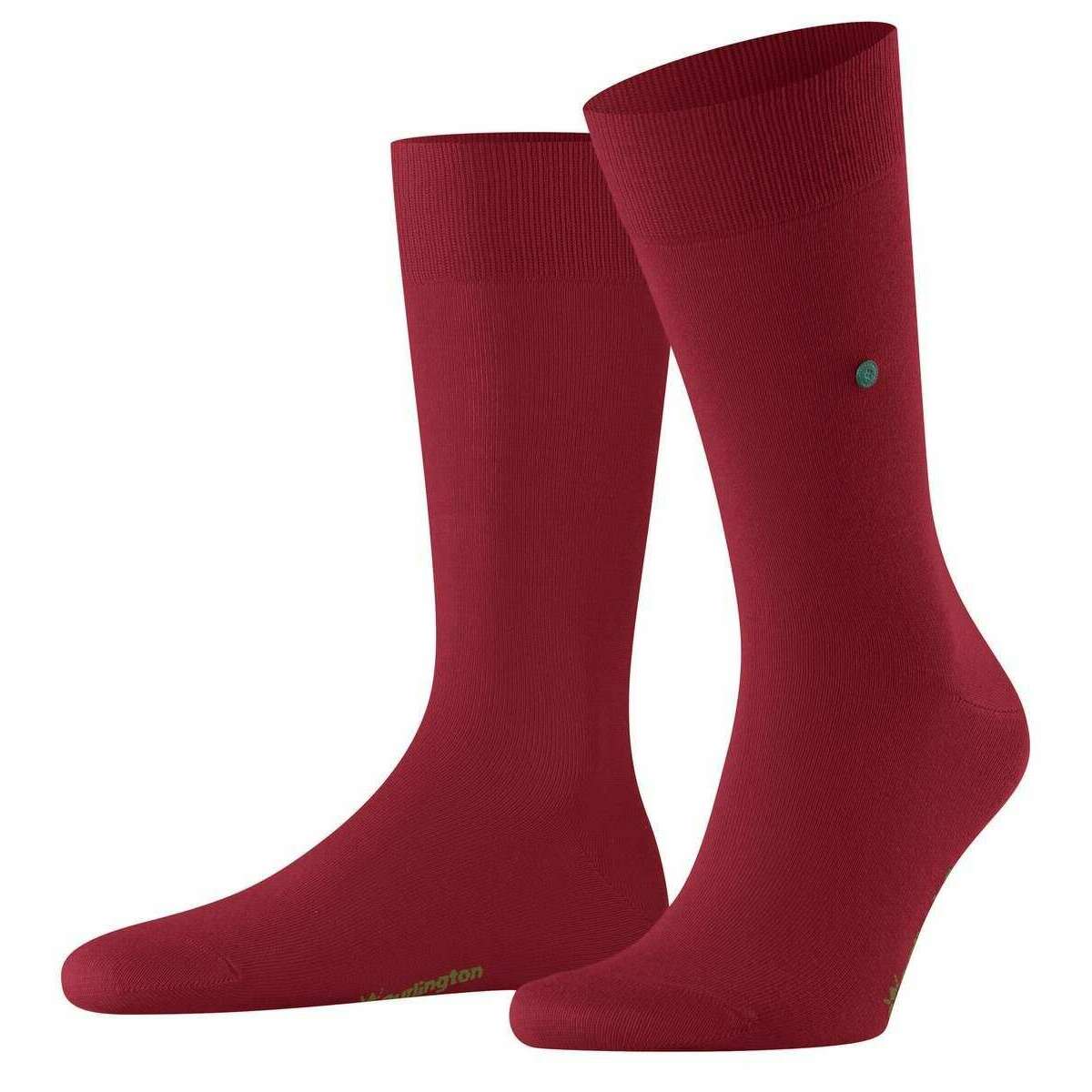 Burlington Lord Socks - Cranberry Red
