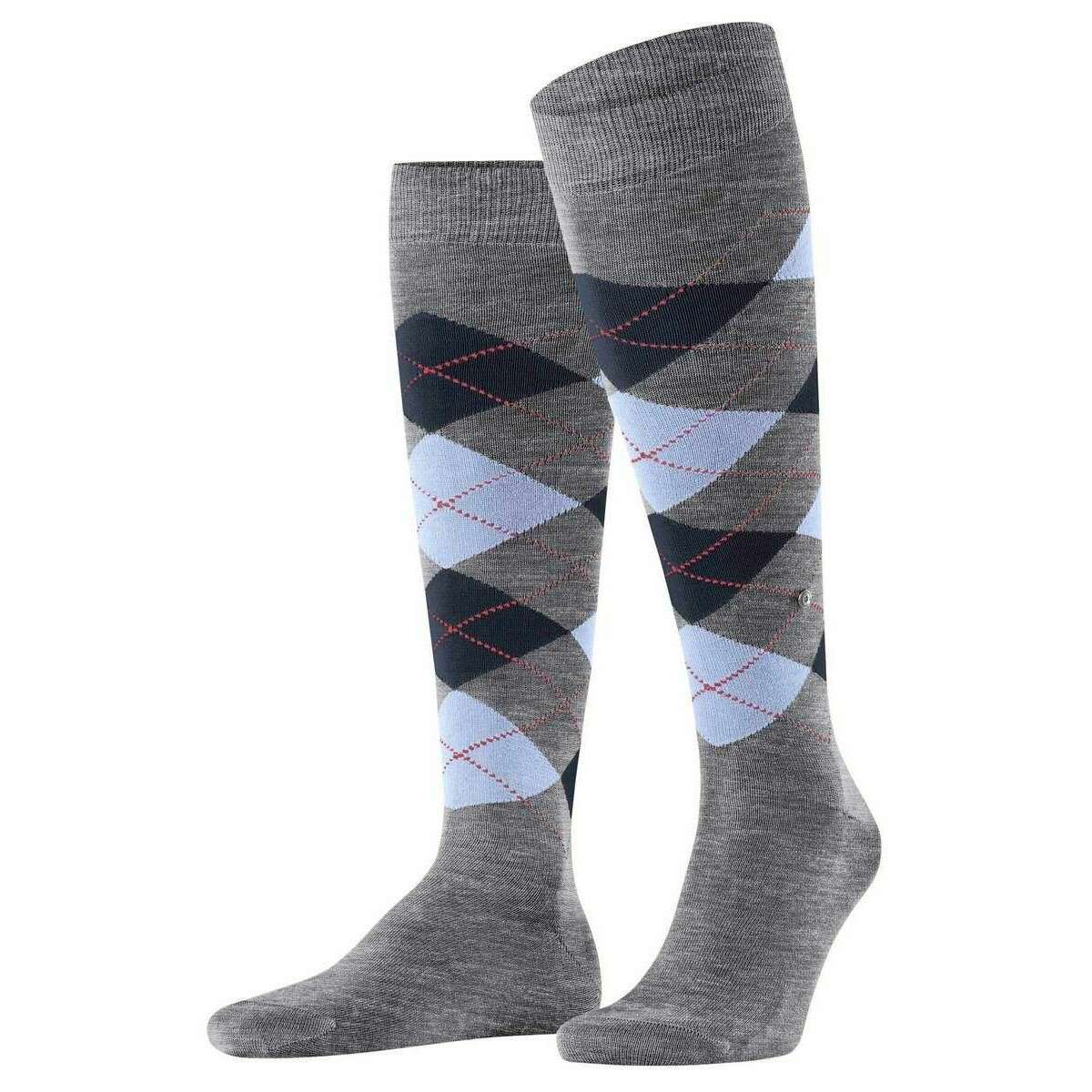 Burlington Manchester Knee High Socks - Concrete Grey