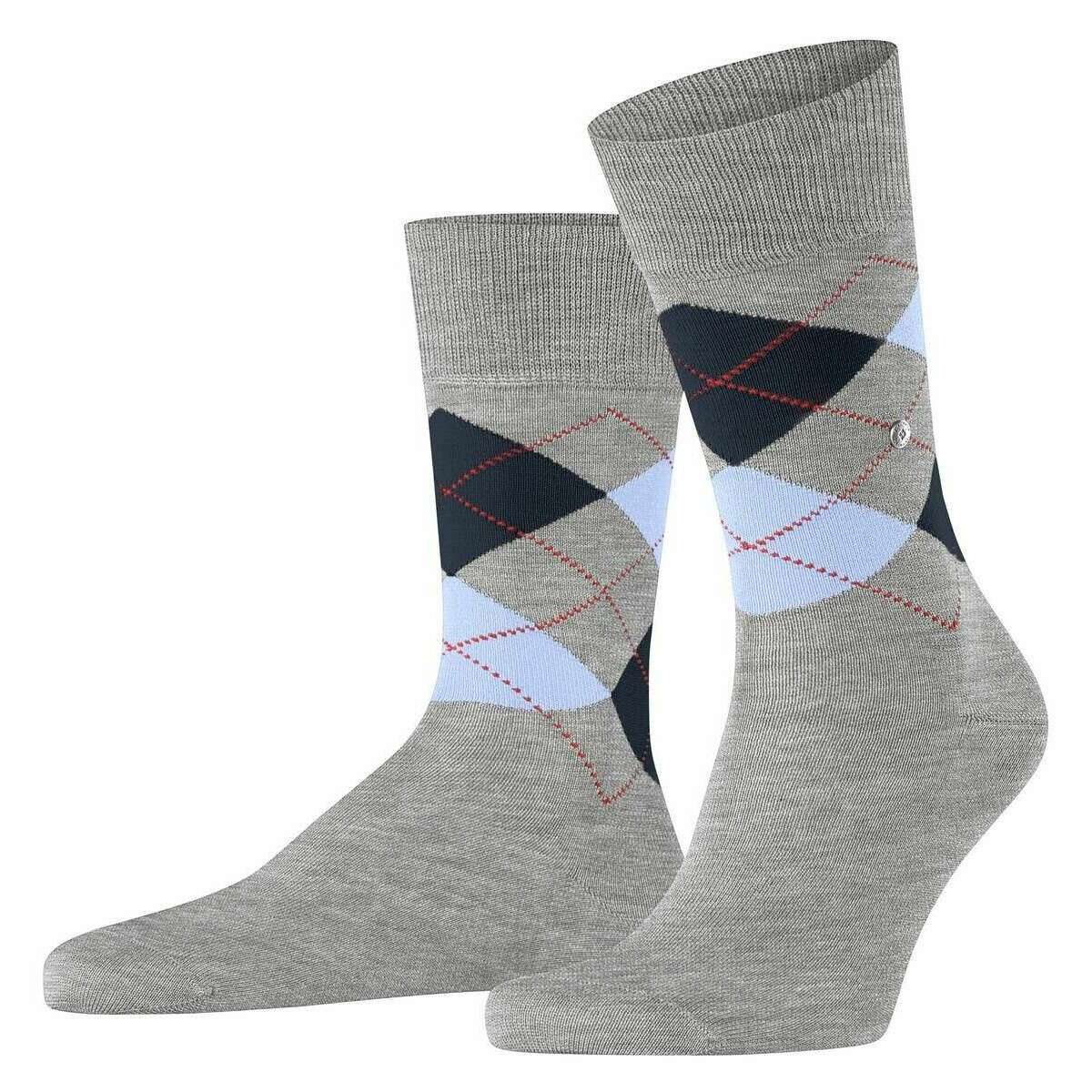 Burlington Manchester Socks - Concrete Grey