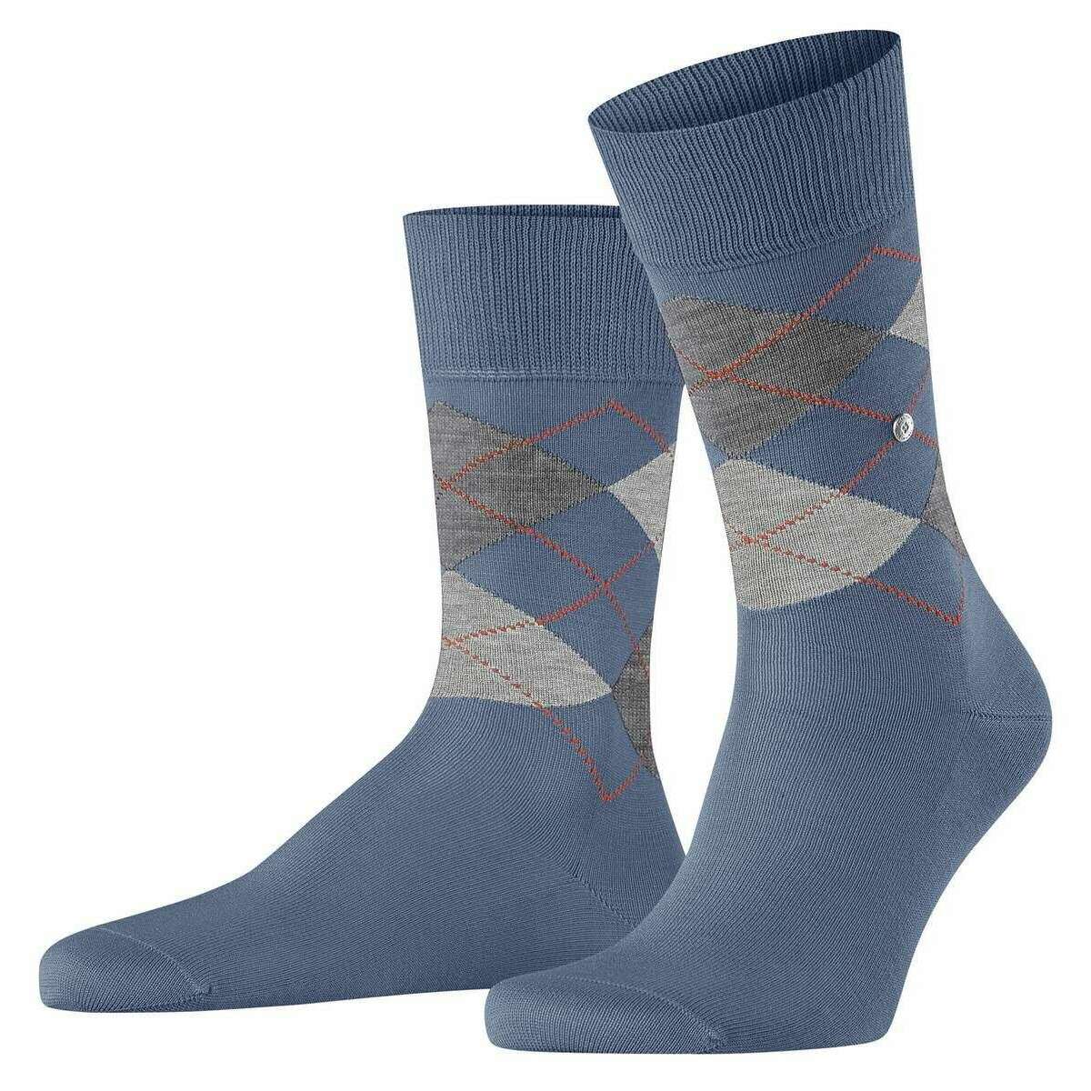 Burlington Manchester Socks - Rittersporn Blue