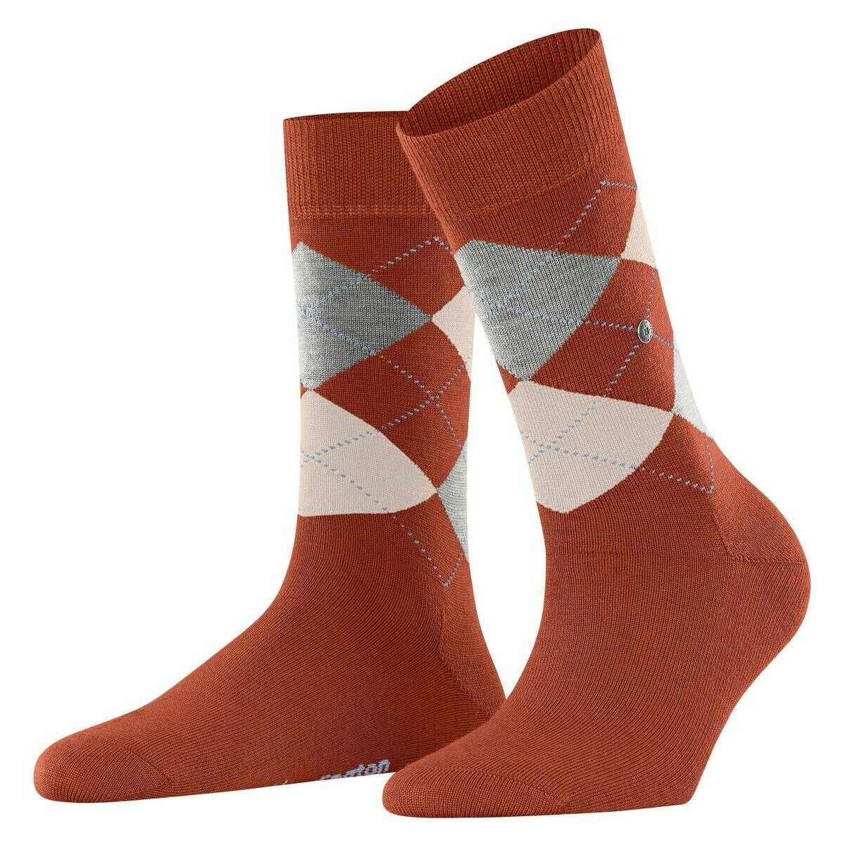 Burlington Marylebone Socks - Kupfer Orange