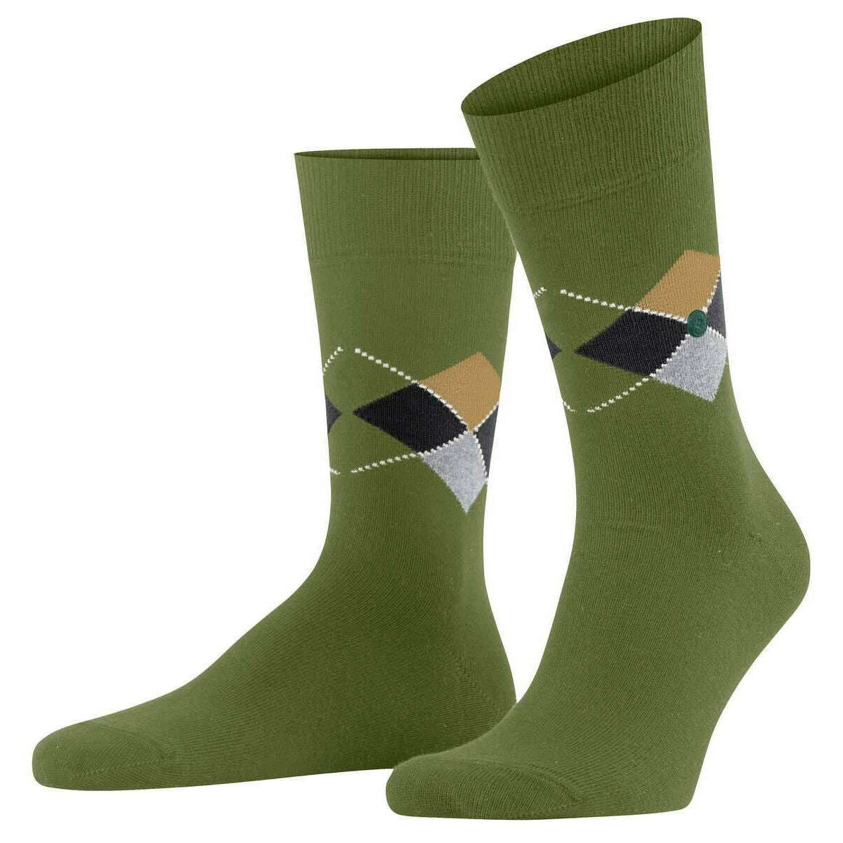 Burlington Multi King Socks - Cactus Green