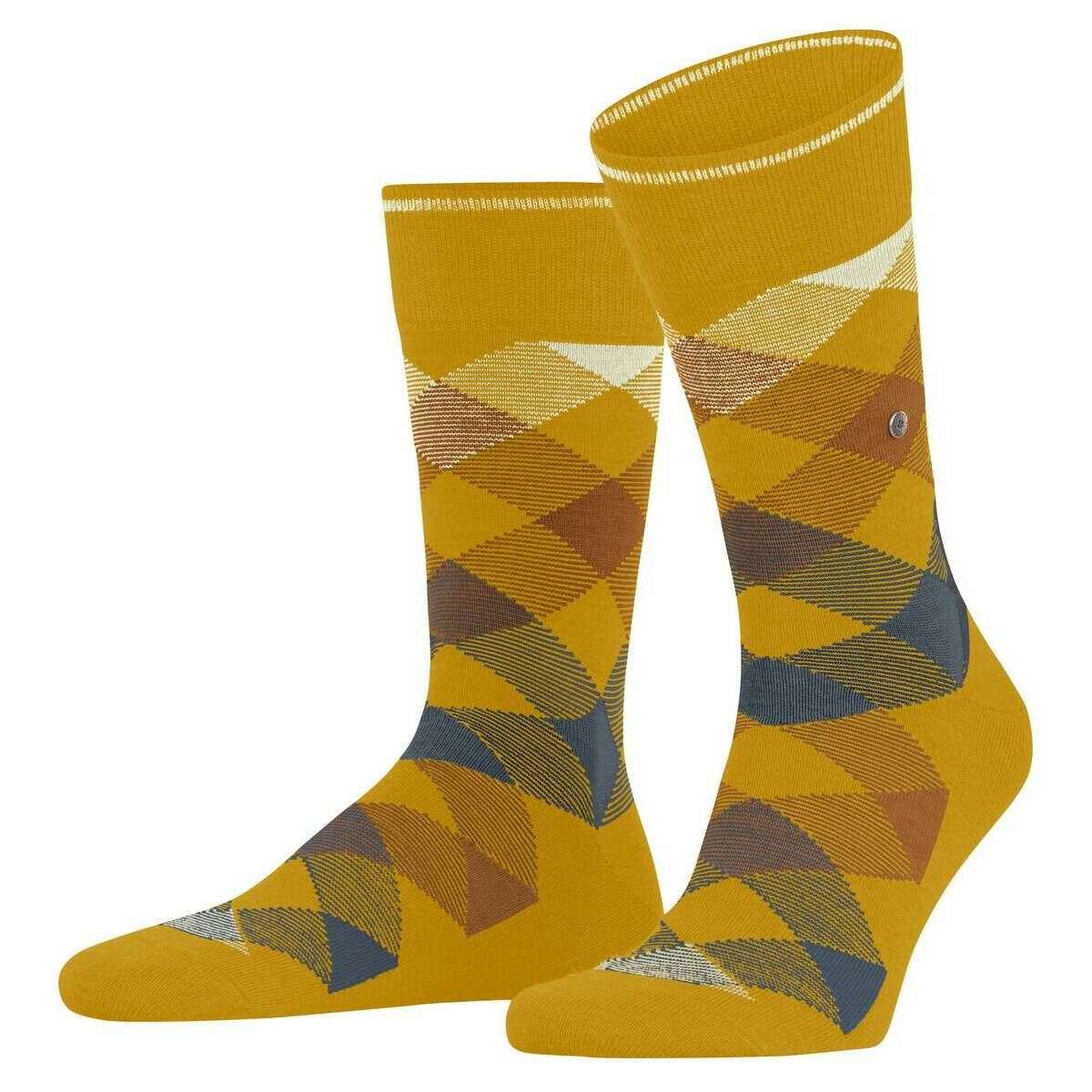 Burlington Newcastle Socks - Curry Yellow