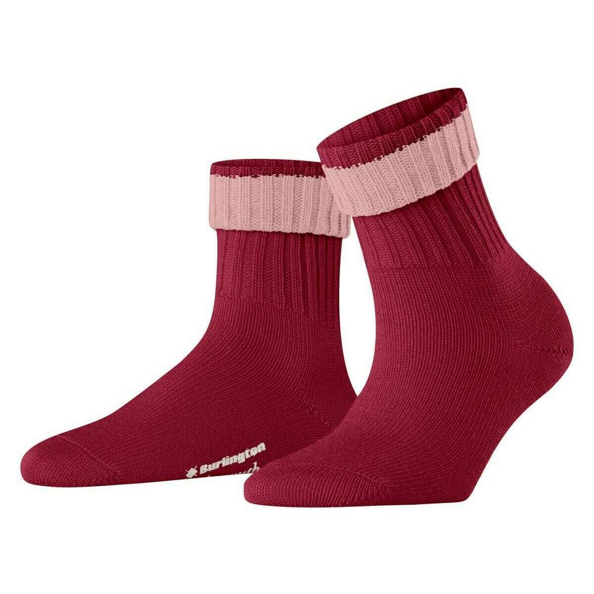 Burlington Plymouth Socks - Cranberry Red