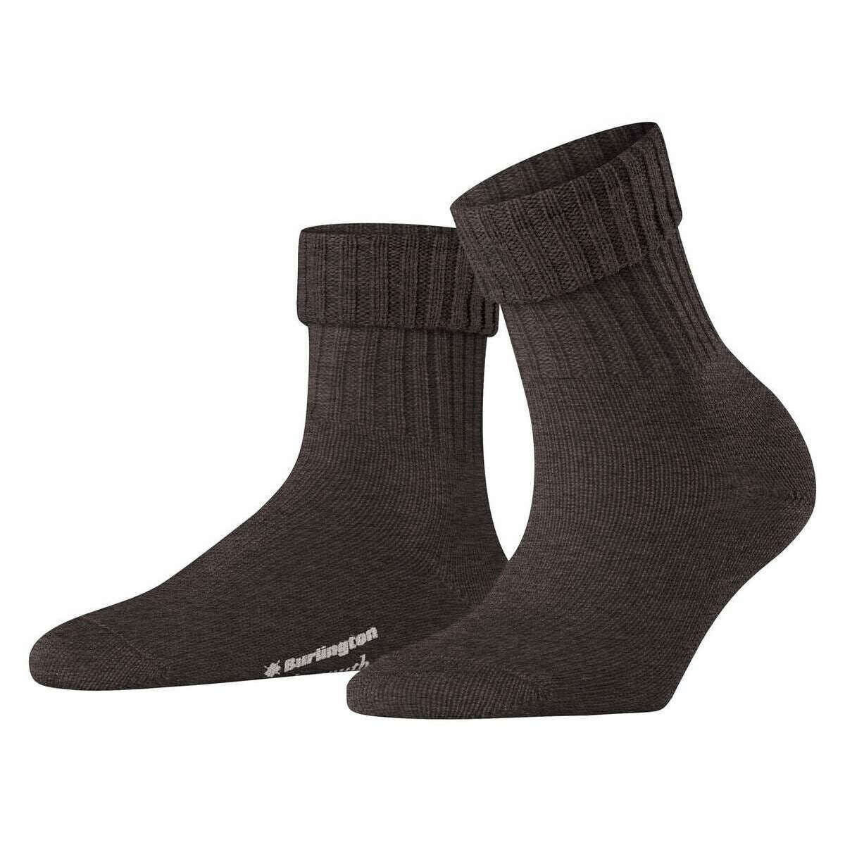 Burlington Plymouth Socks - Dark Brown