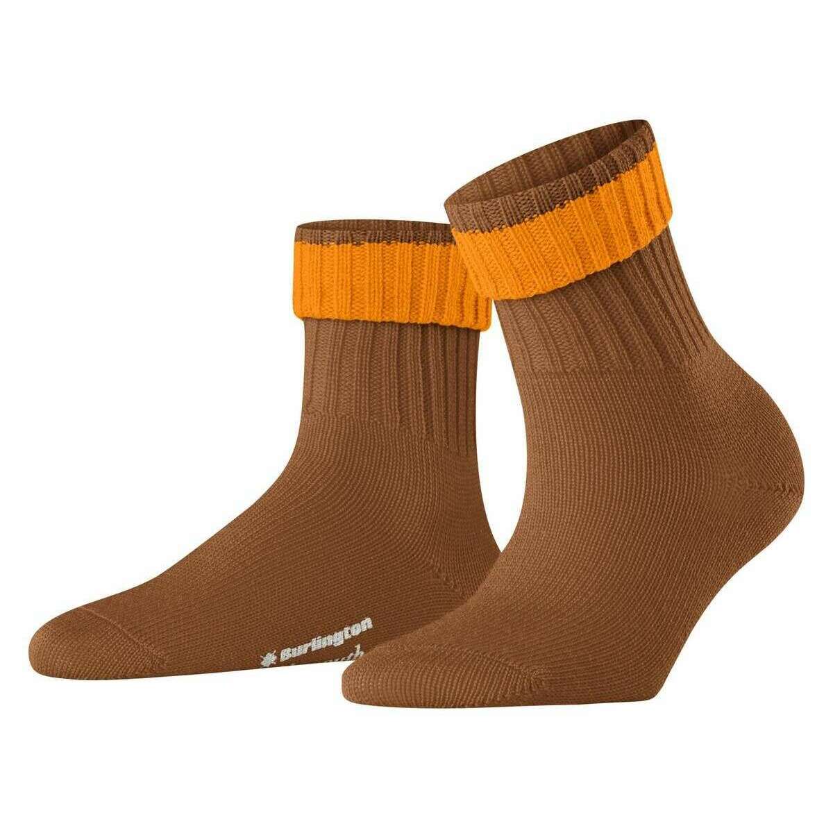 Burlington Plymouth Socks - Sierra Brown