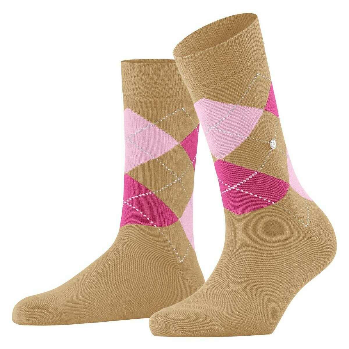 Burlington Queen Socks - Toffee Beige