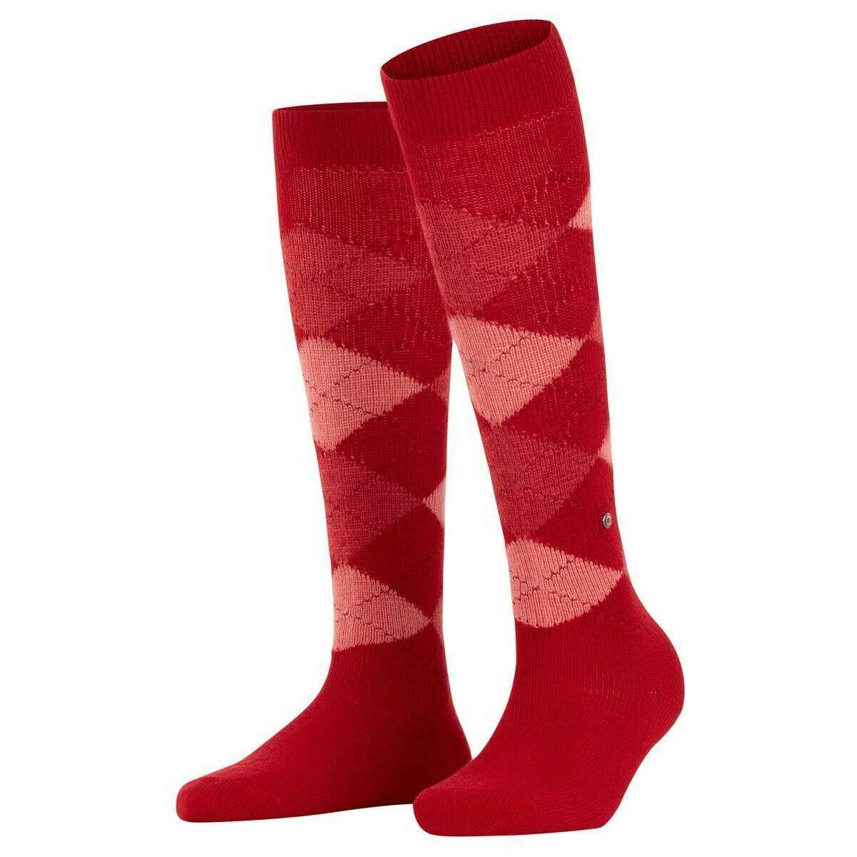 Burlington Whitby Knee High Socks - Vermillion Red